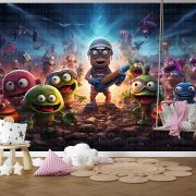 3D macera çocuk odası poster duvar kağıdı