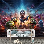 3D macera çocuk odası poster duvar kağıdı