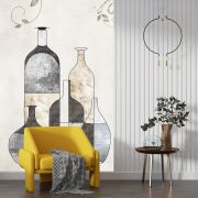 Abstract vazo çizimi poster duvar kağıdı