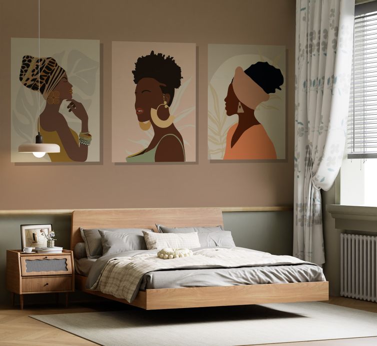 Afrikalı kadınlar poster duvar kağıdı