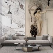Allegory of Sculpture Gustav Klimt poster duvar kağıdı