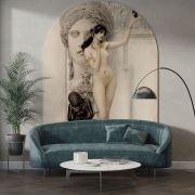 Allegory of Sculpture Gustav Klimt poster duvar kağıdı