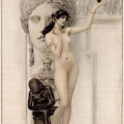 Allegory of Sculpture Gustav Klimt poster duvar kağıdı