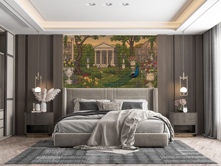 Bahçe tavus kuşu kuşlar resim poster duvar kağıdı