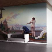 Bathsheba Jean Leon Gerome poster duvar kağıdı