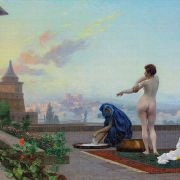 Bathsheba Jean Leon Gerome poster duvar kağıdı