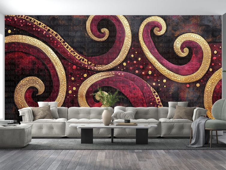 Batik desen poster duvar kağıdı