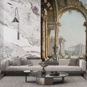Capriccio with Ruins poster duvar kağıdı