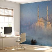 Sisler içinde İstanbul poster duvar kağıdı
