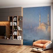 Sisler içinde İstanbul poster duvar kağıdı