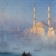 Sisler içinde İstanbul poster duvar kağıdı