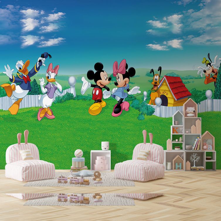 Disney dünyası çocuk odası poster duvar kağıdı
