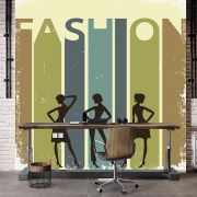 Fashion illüstrasyon poster duvar kağıdı