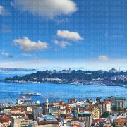 Galata Kulesinden bakış poster duvar kağıdı