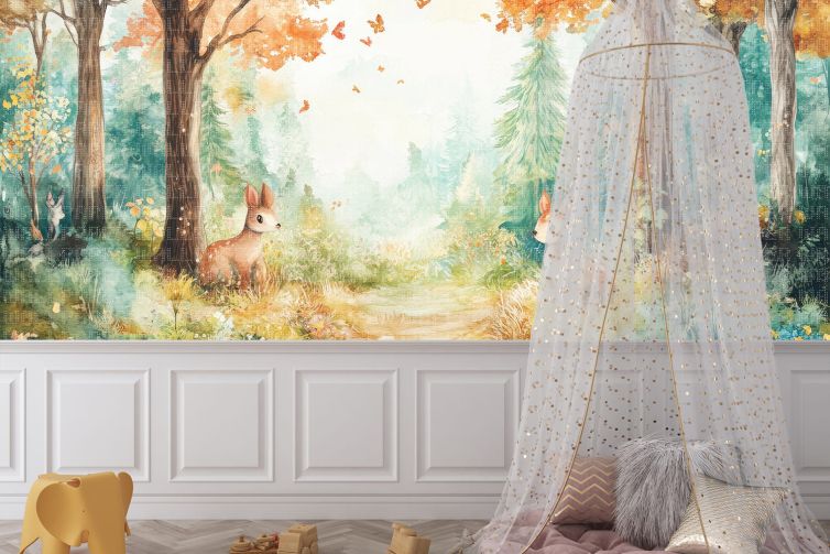 Hayvanların dünyası 04 çocuk odası poster duvar kağıdı