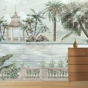Japon saray bahçesi poster duvar kağıdı