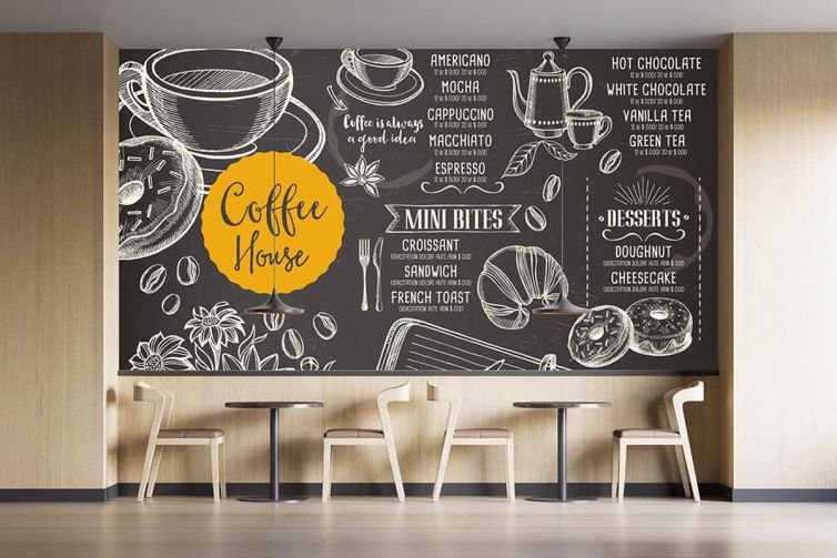 Kahve Dünyası poster duvar kağıdı