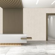 Krem zeminde soft dairesel desen poster duvar kağıdı