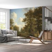 Landschap in de omgeving Van Hilversum poster duvar kağıdı