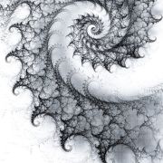 Monokrom spiral poster duvar kağıdı