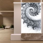 Monokrom spiral poster duvar kağıdı