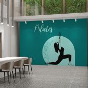 Pilates poster duvar kağıdı