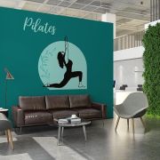 Pilates poster duvar kağıdı