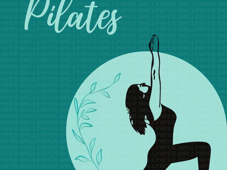 Pilates poster duvar kağıdı