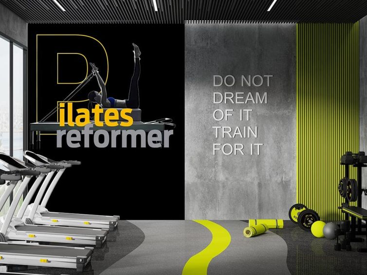 Pilates reformer 1 poster duvar kağıdı