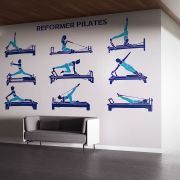 Reformer pilates poster duvar kağıdı