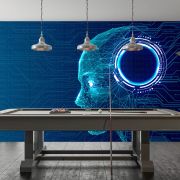 Robotik poster duvar kağıdı