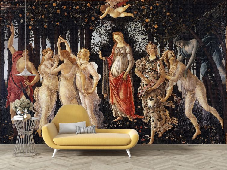 Sandro Botticelli Primavera poster duvar kağıdı