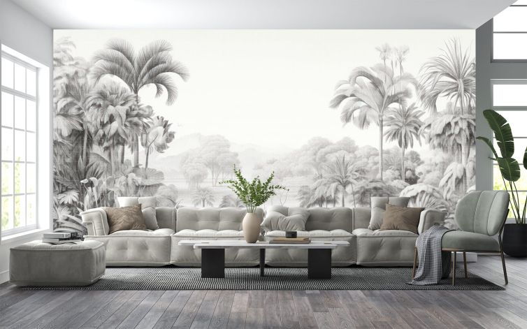 Soft tropik görüntü poster duvar kağıdı