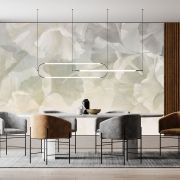 Soft yaprak desen poster duvar kağıdı