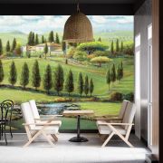 Villa Gamberaia Floransa poster duvar kağıdı