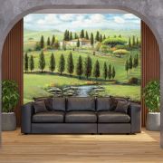 Villa Gamberaia Floransa poster duvar kağıdı