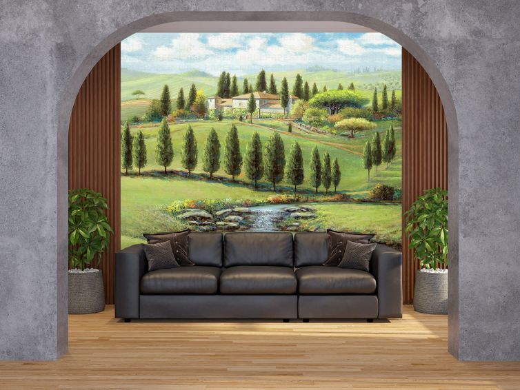 Villa Gamberaia Floransa poster duvar kağıdı