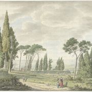Villa d Este Tivoli poster duvar kağıdı