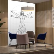 Vitruvius Adamı poster duvar kağıdı
