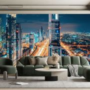 Dubai nin görkemli güzelliği poster duvar kağıdı