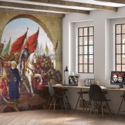 Fatih Sultan Mehmet İstanbul kapılarında poster duvar kağıdı