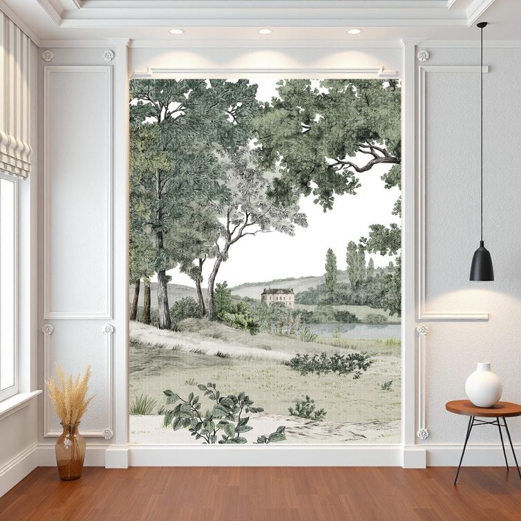 Doğanın içinde konak poster duvar kağıdı